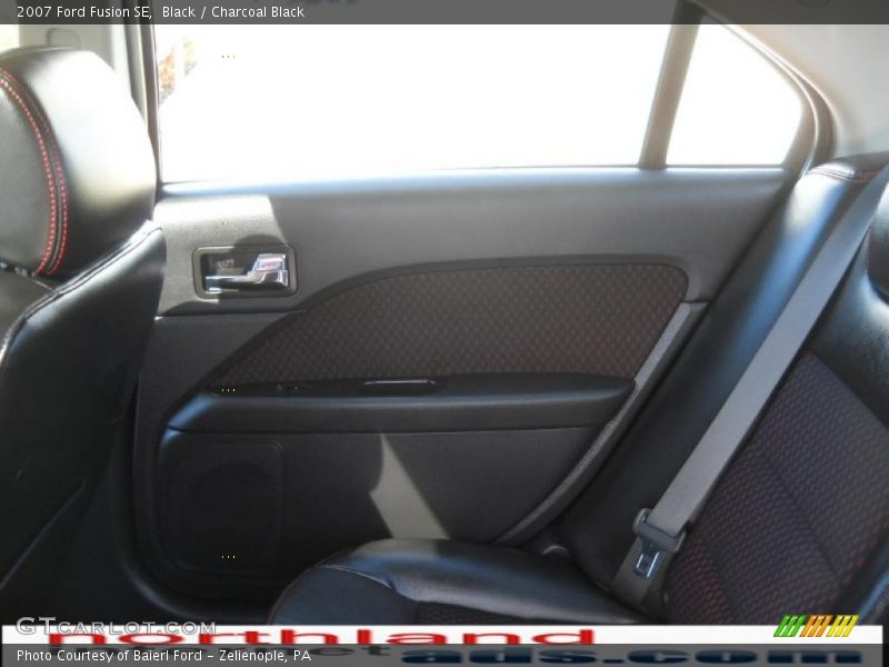 Black / Charcoal Black 2007 Ford Fusion SE