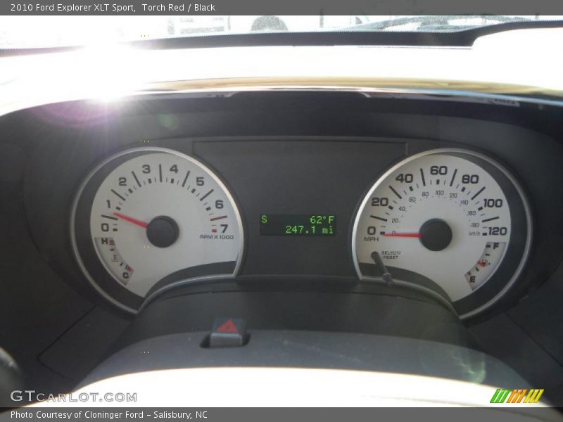 Torch Red / Black 2010 Ford Explorer XLT Sport