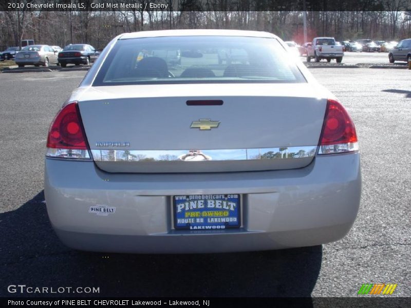 Gold Mist Metallic / Ebony 2010 Chevrolet Impala LS