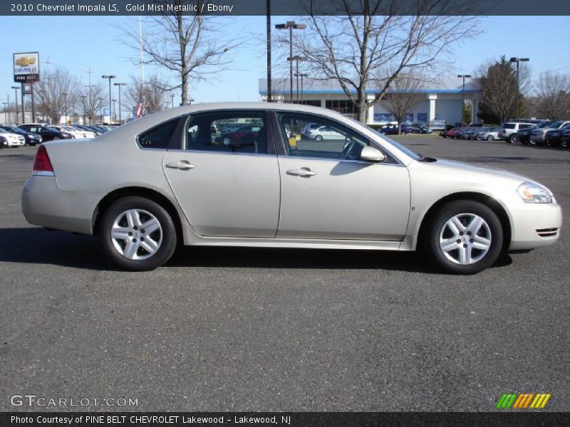 Gold Mist Metallic / Ebony 2010 Chevrolet Impala LS