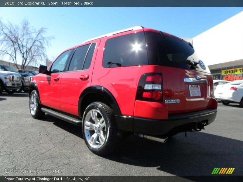 Torch Red / Black 2010 Ford Explorer XLT Sport