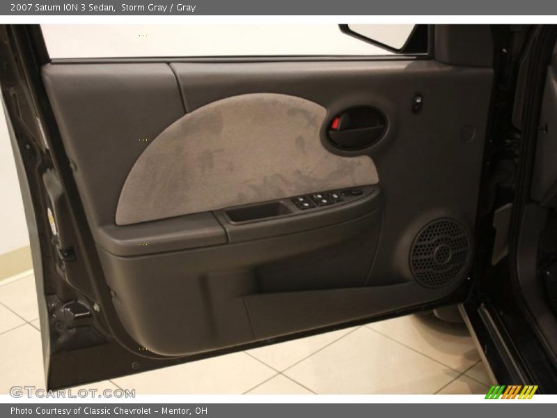 Storm Gray / Gray 2007 Saturn ION 3 Sedan