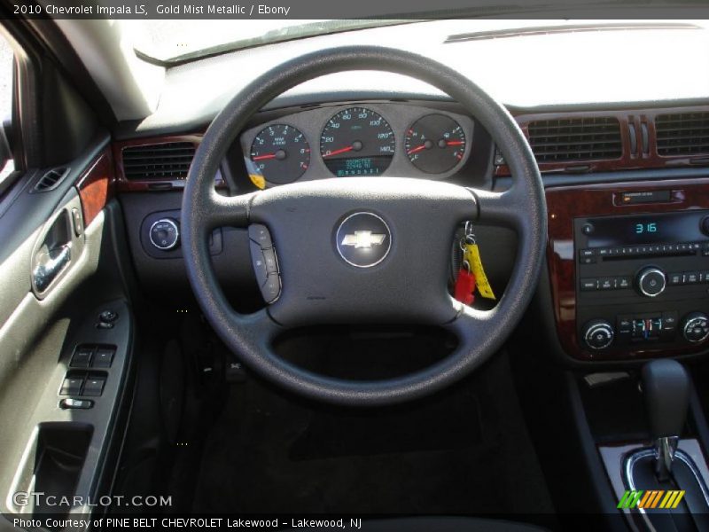 Gold Mist Metallic / Ebony 2010 Chevrolet Impala LS