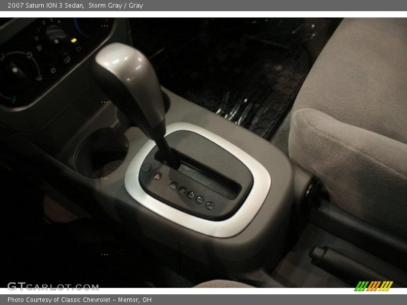 Storm Gray / Gray 2007 Saturn ION 3 Sedan