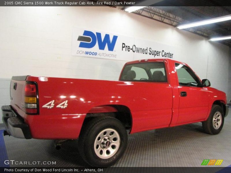 Fire Red / Dark Pewter 2005 GMC Sierra 1500 Work Truck Regular Cab 4x4
