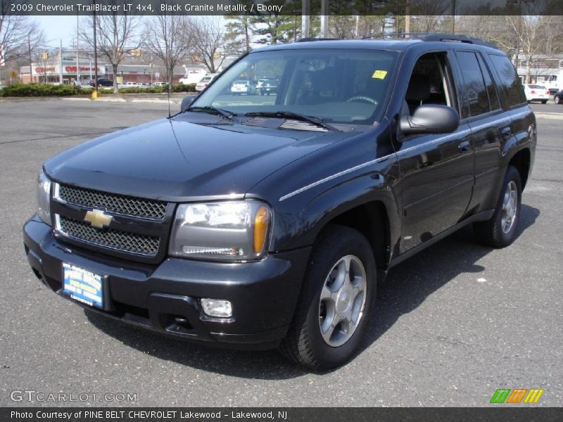 Black Granite Metallic / Ebony 2009 Chevrolet TrailBlazer LT 4x4