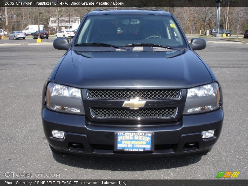 Black Granite Metallic / Ebony 2009 Chevrolet TrailBlazer LT 4x4