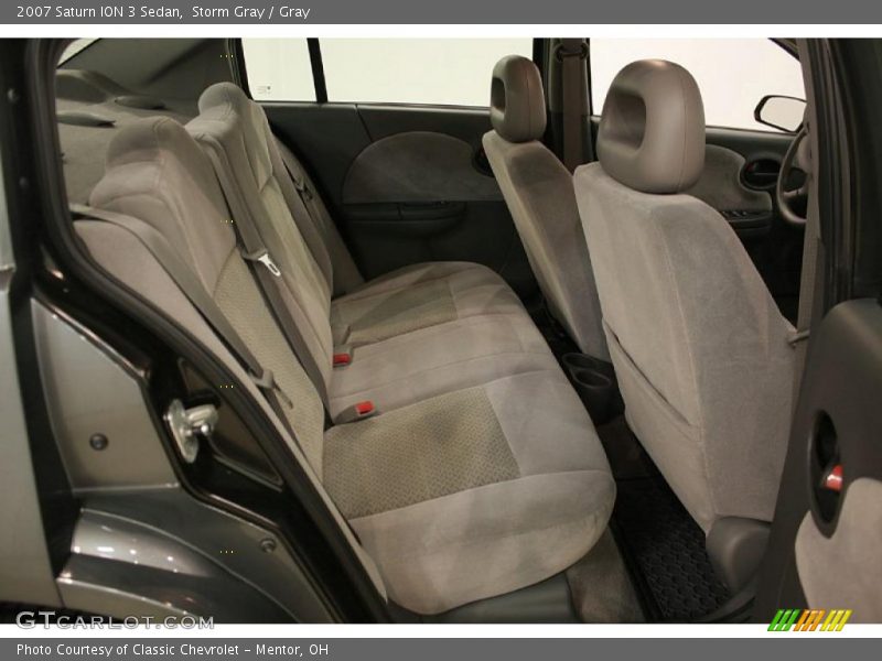 Storm Gray / Gray 2007 Saturn ION 3 Sedan