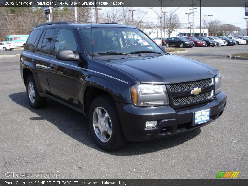 Black Granite Metallic / Ebony 2009 Chevrolet TrailBlazer LT 4x4