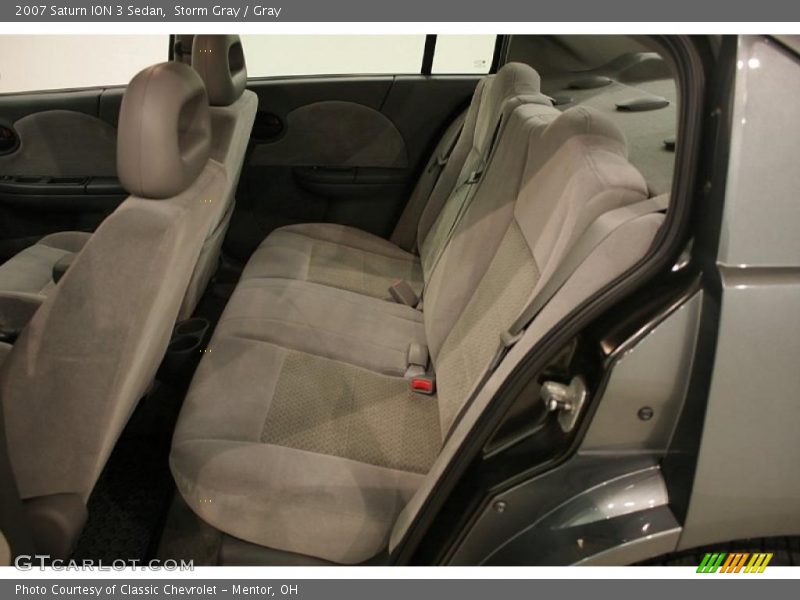 Storm Gray / Gray 2007 Saturn ION 3 Sedan