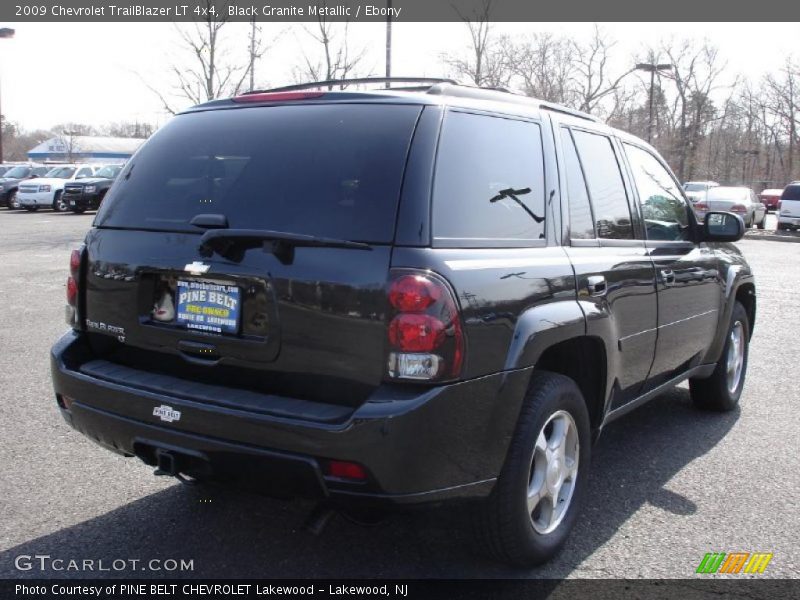 Black Granite Metallic / Ebony 2009 Chevrolet TrailBlazer LT 4x4