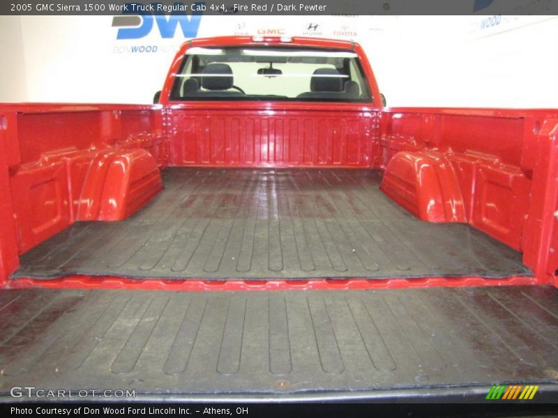 Fire Red / Dark Pewter 2005 GMC Sierra 1500 Work Truck Regular Cab 4x4