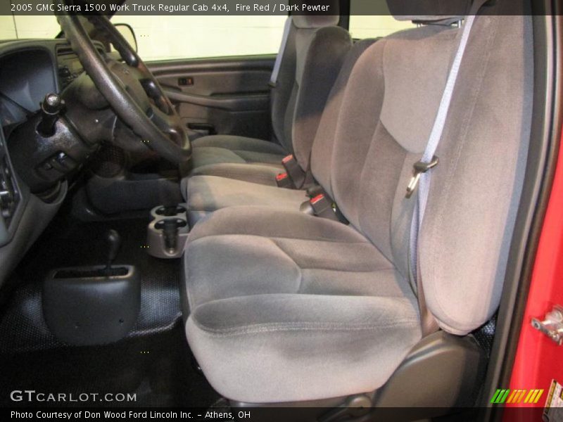 Fire Red / Dark Pewter 2005 GMC Sierra 1500 Work Truck Regular Cab 4x4