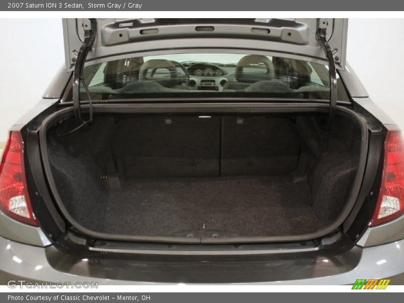 Storm Gray / Gray 2007 Saturn ION 3 Sedan