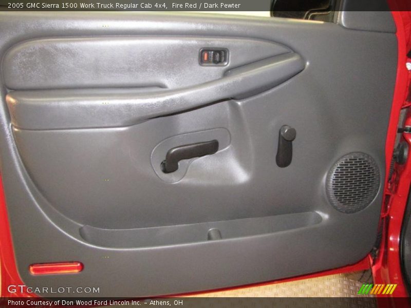 Fire Red / Dark Pewter 2005 GMC Sierra 1500 Work Truck Regular Cab 4x4