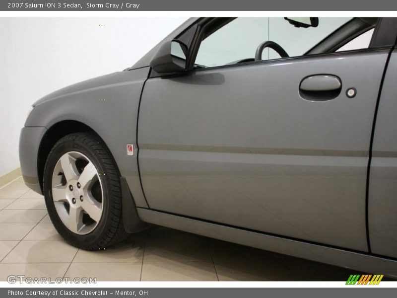 Storm Gray / Gray 2007 Saturn ION 3 Sedan