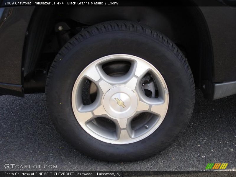 Black Granite Metallic / Ebony 2009 Chevrolet TrailBlazer LT 4x4