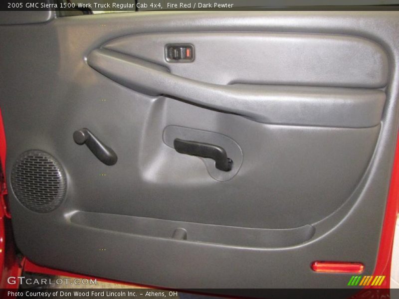 Fire Red / Dark Pewter 2005 GMC Sierra 1500 Work Truck Regular Cab 4x4