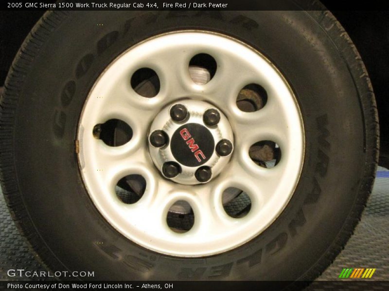 Fire Red / Dark Pewter 2005 GMC Sierra 1500 Work Truck Regular Cab 4x4