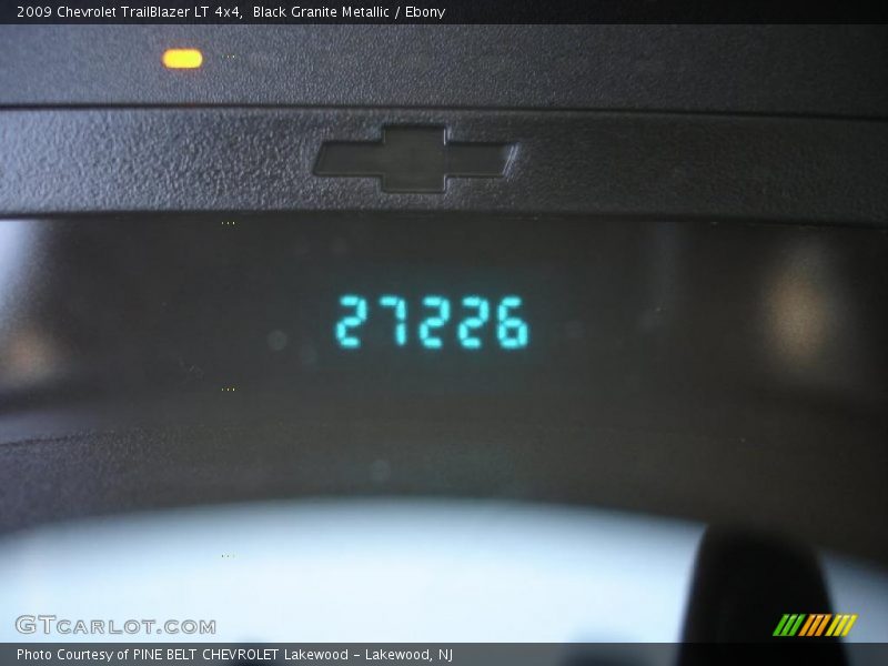 Black Granite Metallic / Ebony 2009 Chevrolet TrailBlazer LT 4x4