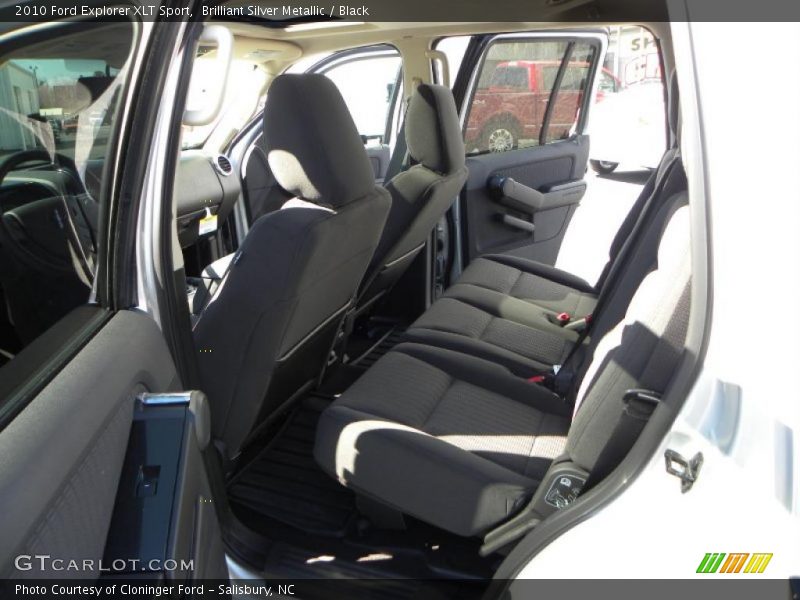 Brilliant Silver Metallic / Black 2010 Ford Explorer XLT Sport