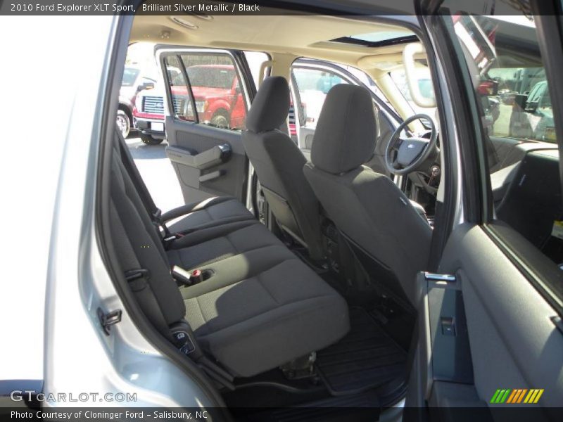Brilliant Silver Metallic / Black 2010 Ford Explorer XLT Sport