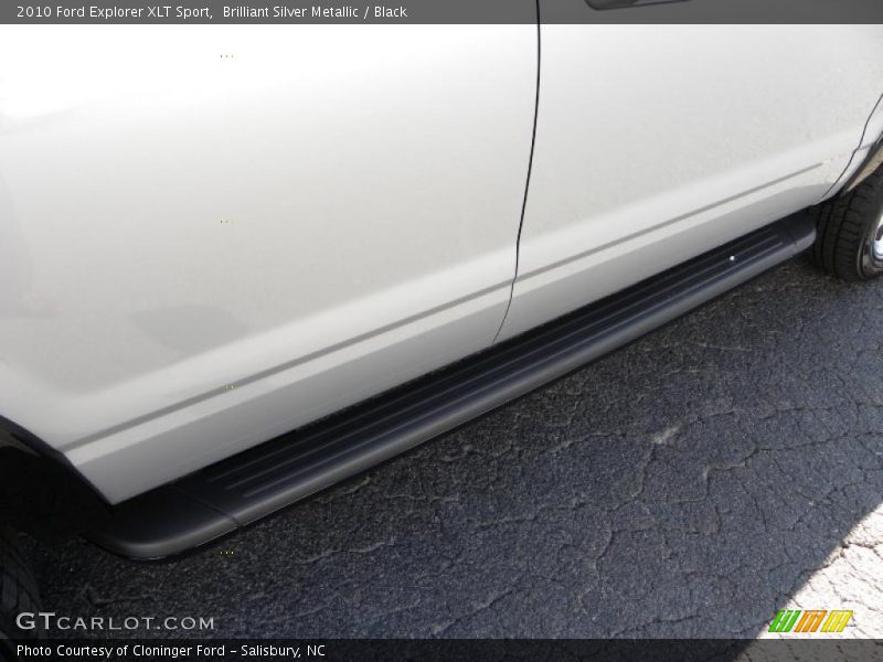 Brilliant Silver Metallic / Black 2010 Ford Explorer XLT Sport
