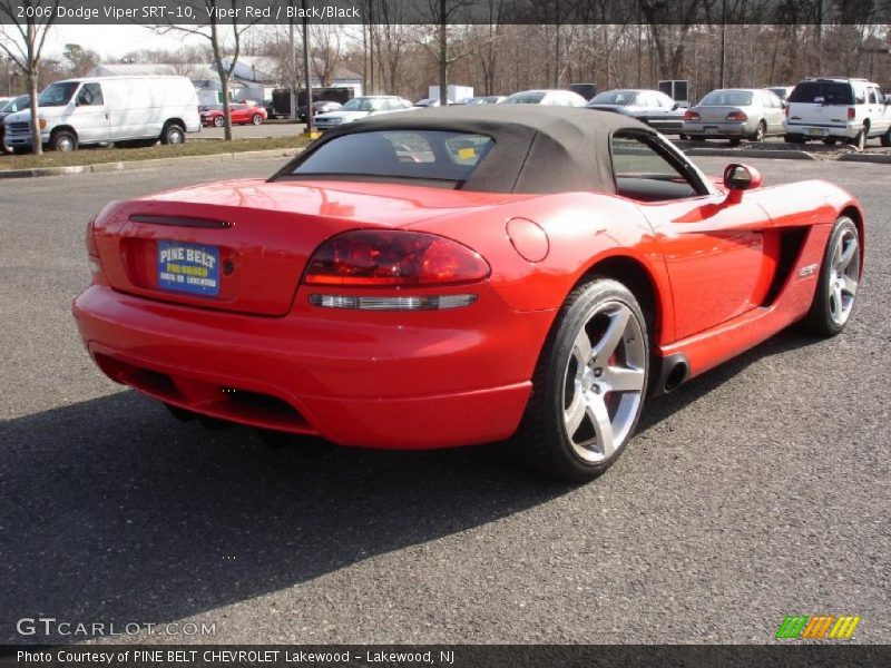 Viper Red / Black/Black 2006 Dodge Viper SRT-10