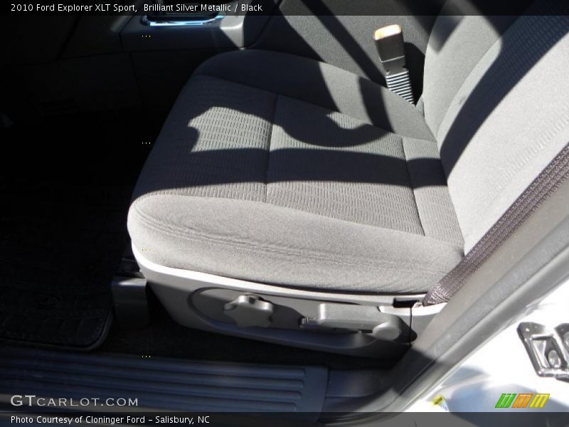Brilliant Silver Metallic / Black 2010 Ford Explorer XLT Sport