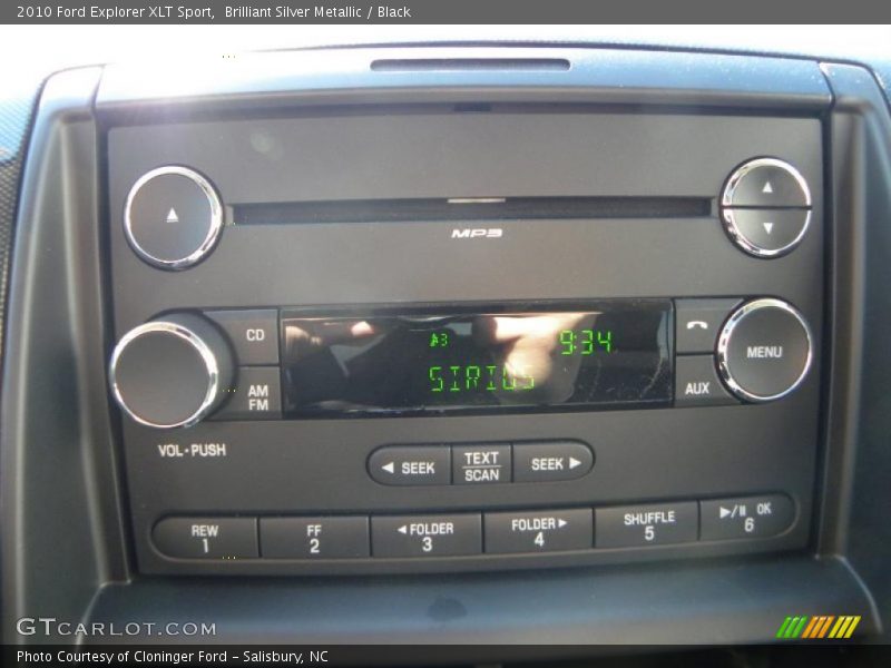 Brilliant Silver Metallic / Black 2010 Ford Explorer XLT Sport