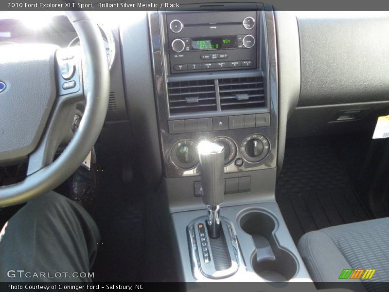 Brilliant Silver Metallic / Black 2010 Ford Explorer XLT Sport