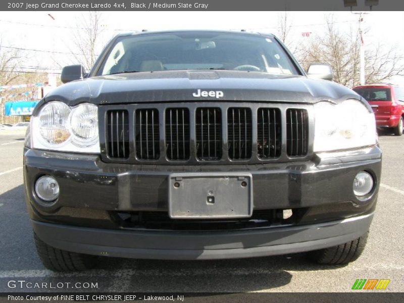 Black / Medium Slate Gray 2007 Jeep Grand Cherokee Laredo 4x4