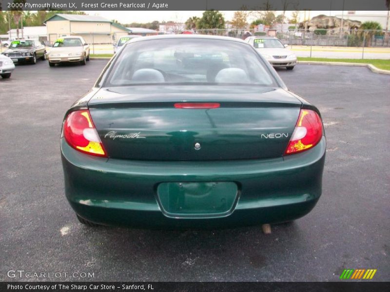 Forest Green Pearlcoat / Agate 2000 Plymouth Neon LX