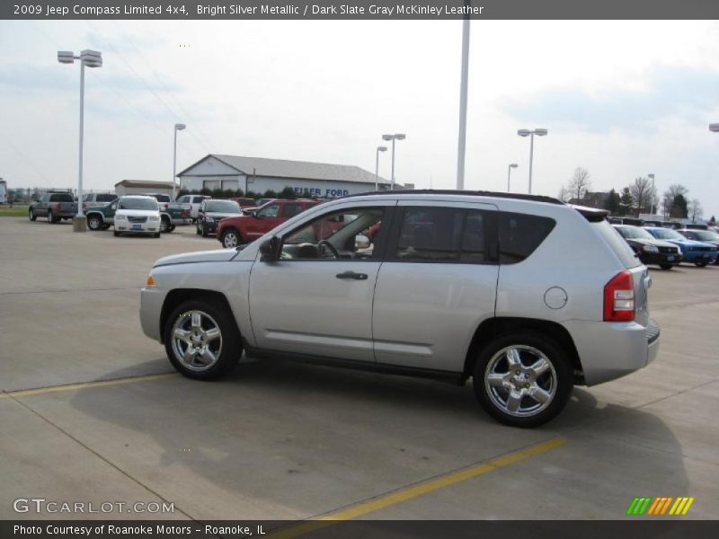 Bright Silver Metallic / Dark Slate Gray McKinley Leather 2009 Jeep Compass Limited 4x4