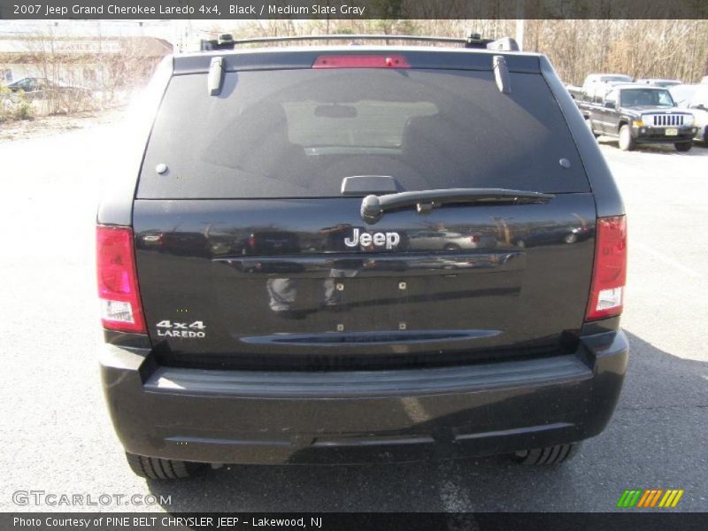 Black / Medium Slate Gray 2007 Jeep Grand Cherokee Laredo 4x4