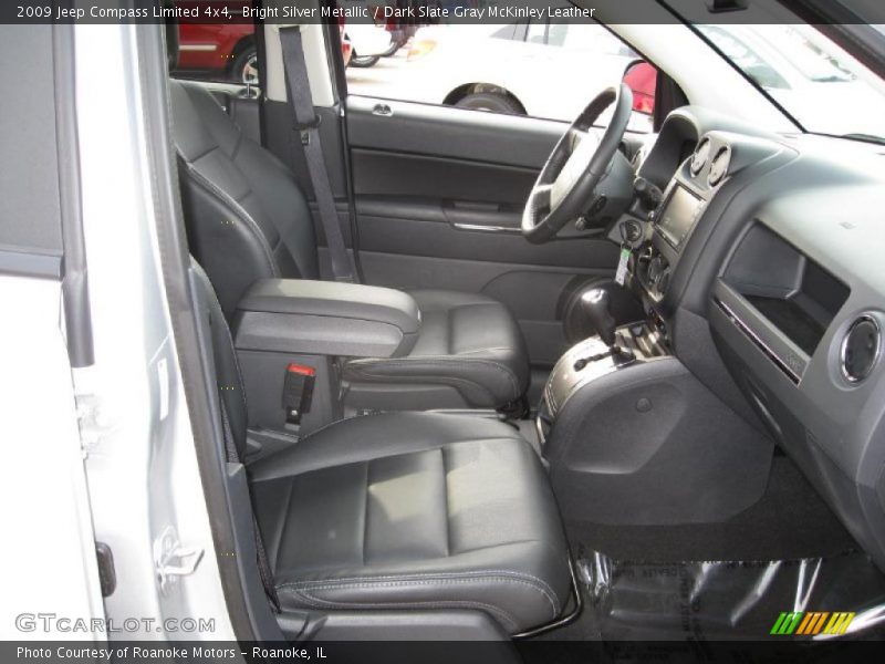 Bright Silver Metallic / Dark Slate Gray McKinley Leather 2009 Jeep Compass Limited 4x4