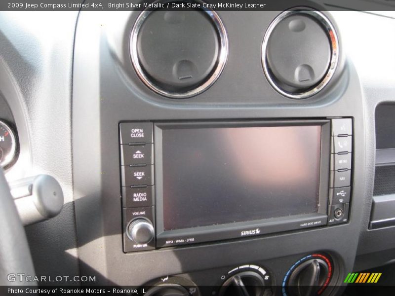 Bright Silver Metallic / Dark Slate Gray McKinley Leather 2009 Jeep Compass Limited 4x4