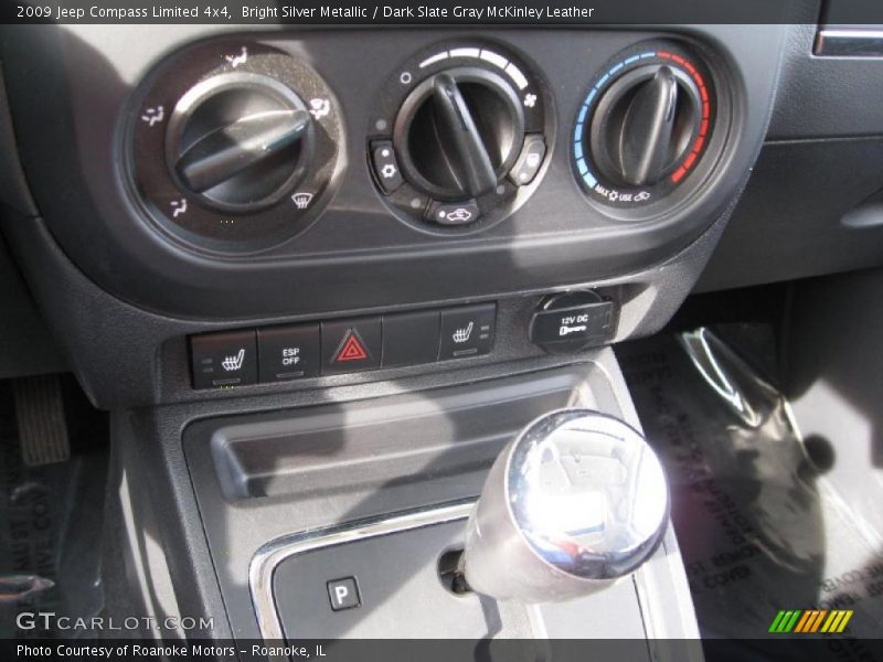 Bright Silver Metallic / Dark Slate Gray McKinley Leather 2009 Jeep Compass Limited 4x4