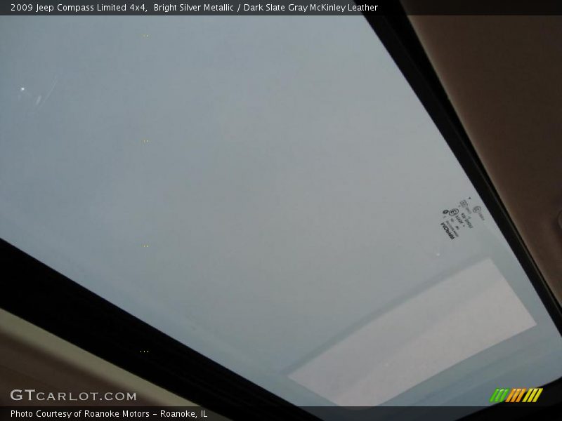 Bright Silver Metallic / Dark Slate Gray McKinley Leather 2009 Jeep Compass Limited 4x4