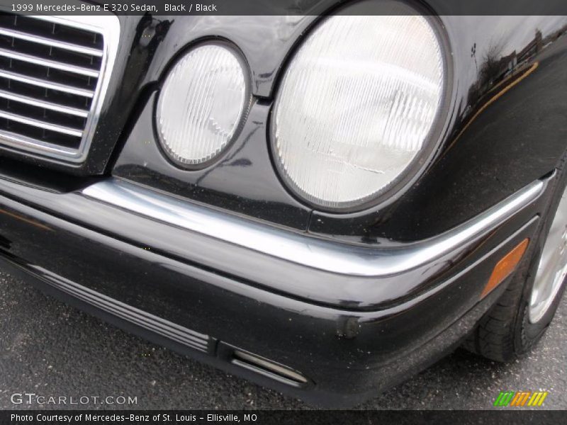Black / Black 1999 Mercedes-Benz E 320 Sedan
