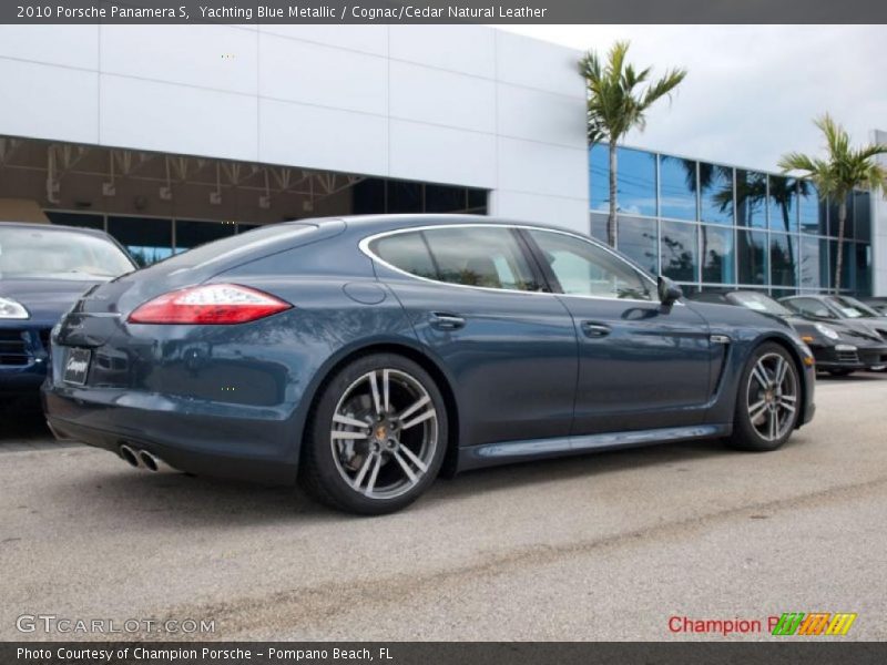 Yachting Blue Metallic / Cognac/Cedar Natural Leather 2010 Porsche Panamera S