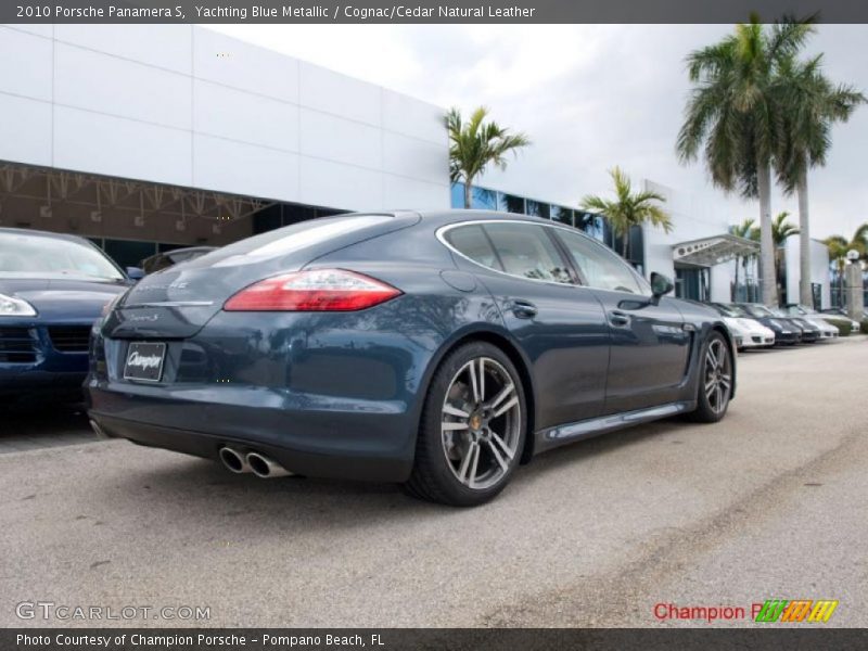 Yachting Blue Metallic / Cognac/Cedar Natural Leather 2010 Porsche Panamera S