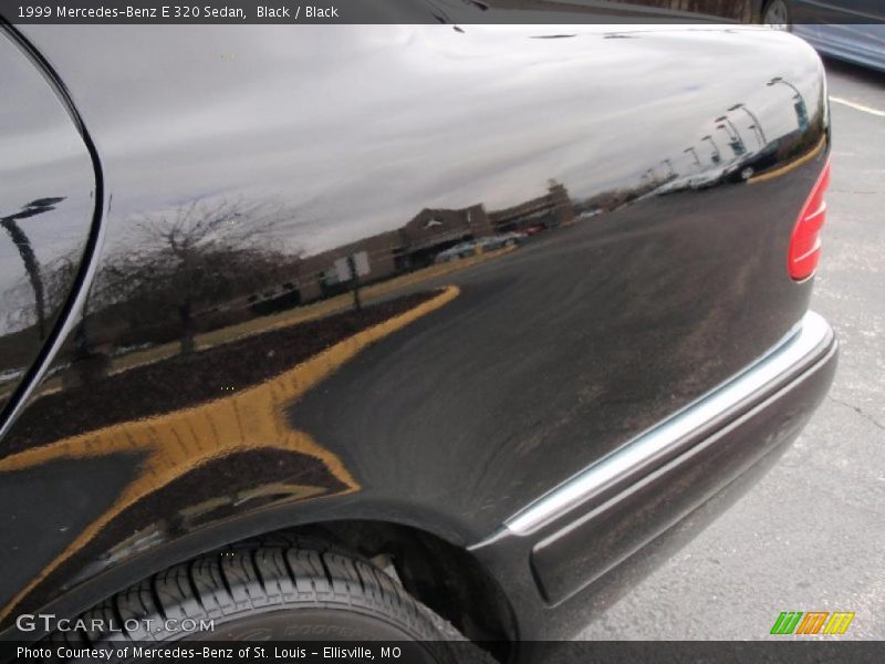 Black / Black 1999 Mercedes-Benz E 320 Sedan
