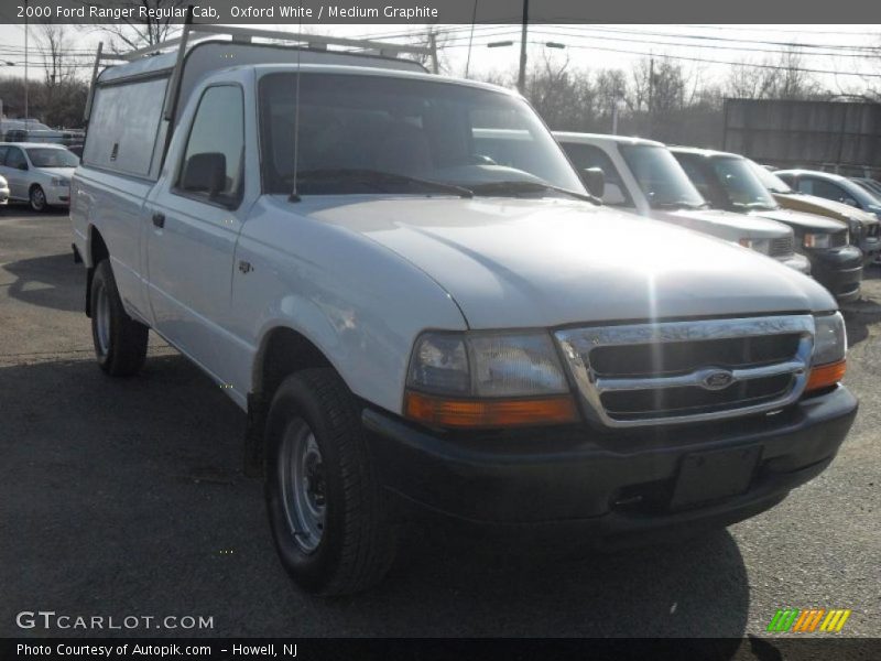 Oxford White / Medium Graphite 2000 Ford Ranger Regular Cab