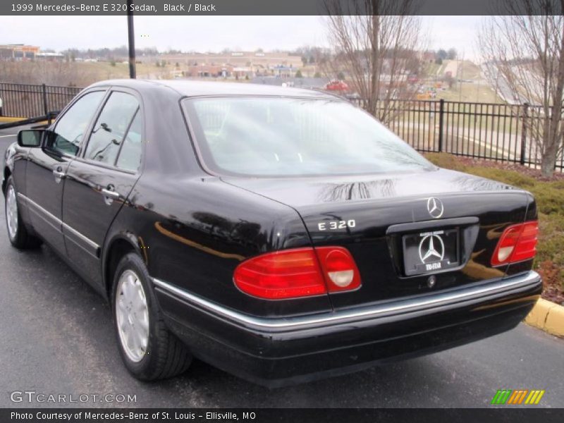 Black / Black 1999 Mercedes-Benz E 320 Sedan