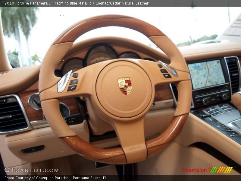 Yachting Blue Metallic / Cognac/Cedar Natural Leather 2010 Porsche Panamera S