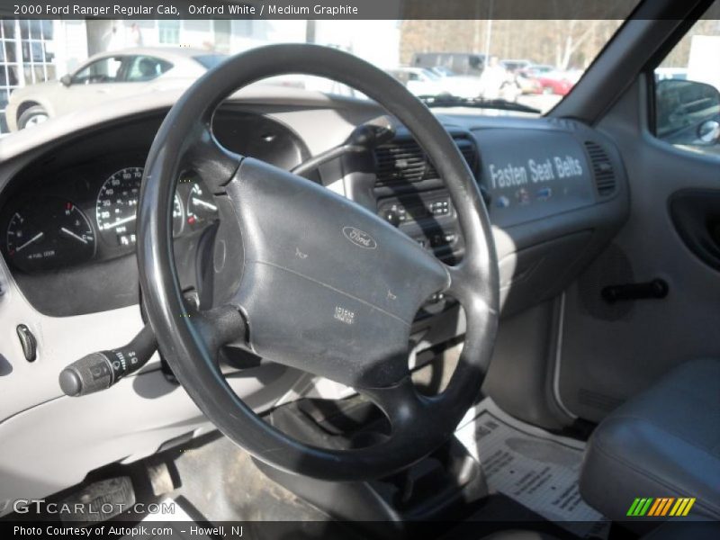 Oxford White / Medium Graphite 2000 Ford Ranger Regular Cab