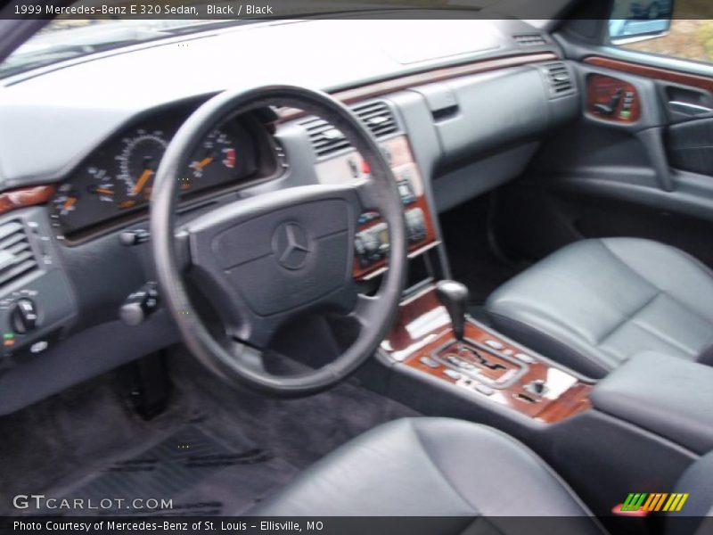 Black / Black 1999 Mercedes-Benz E 320 Sedan