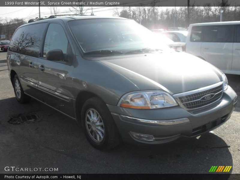 Spruce Green Metallic / Medium Graphite 1999 Ford Windstar SE