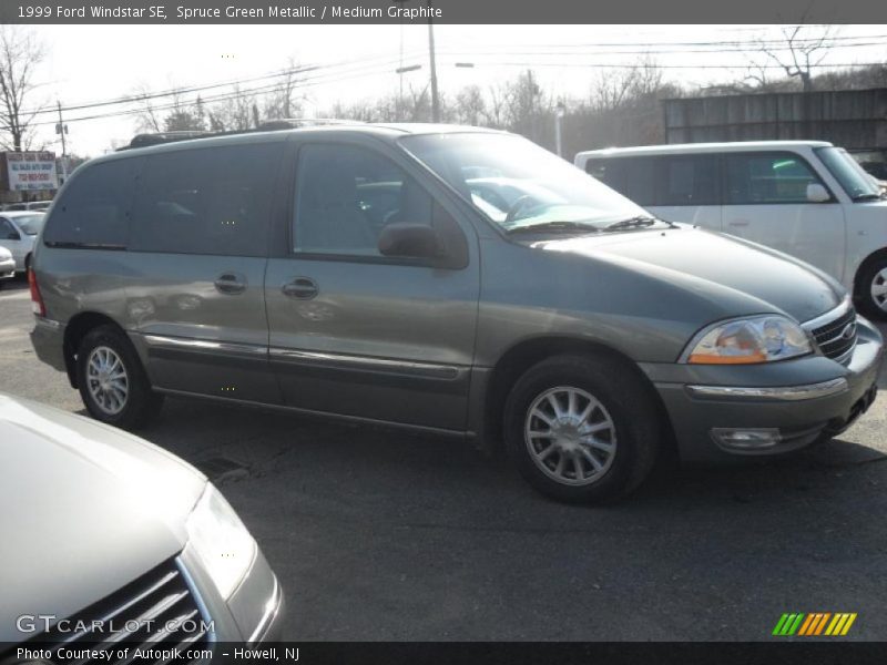 Spruce Green Metallic / Medium Graphite 1999 Ford Windstar SE